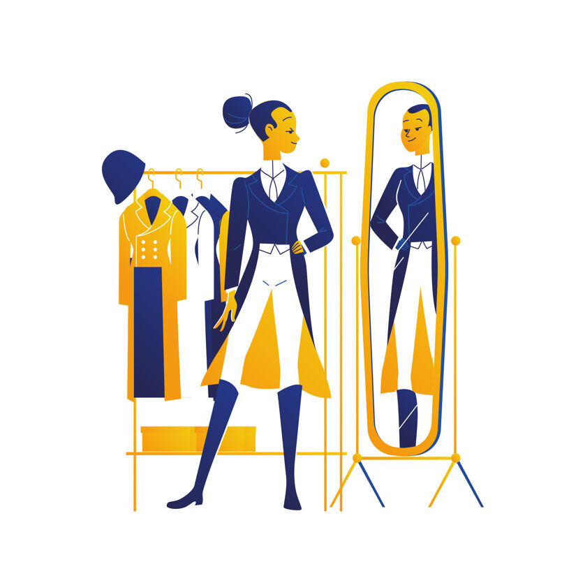 Steve-Scott-VISA-FEMALE-Dressage-JellyLondon-Illustration