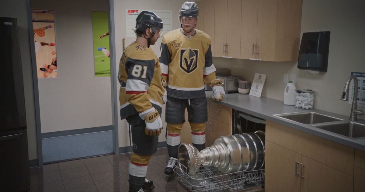 Jonathan Marchessault Vegas Golden Knights Unsigned 2023 Stanley Cup Champions Raising Photograph