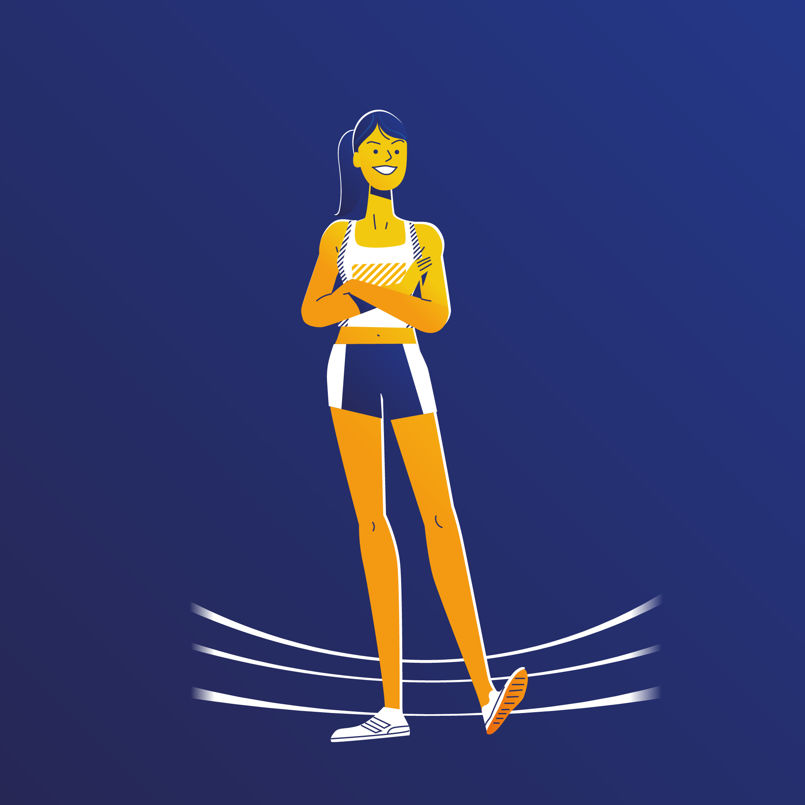 Steve-Scott-VISA-FEMALE-Sprinter-JellyLondon-Illustration