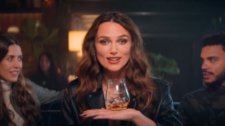 Keira Knightley offers you some Black Dog Whisky