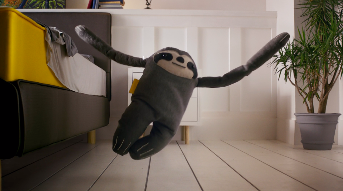 sloth mattress advert