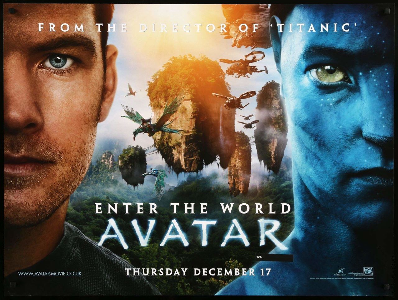 Avatar 2009 British Quad Teaser Original Film Art - Nerd Blog - Milana Reveals Her Guilty Pleasures