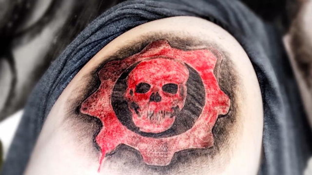 Tattoo uploaded by Andy Bautista  Gears of war stone carving  Tattoodo