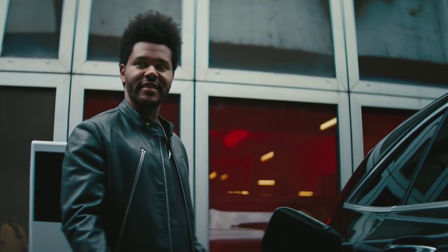 The Weeknd’s big electric energy for Mercedes Benz