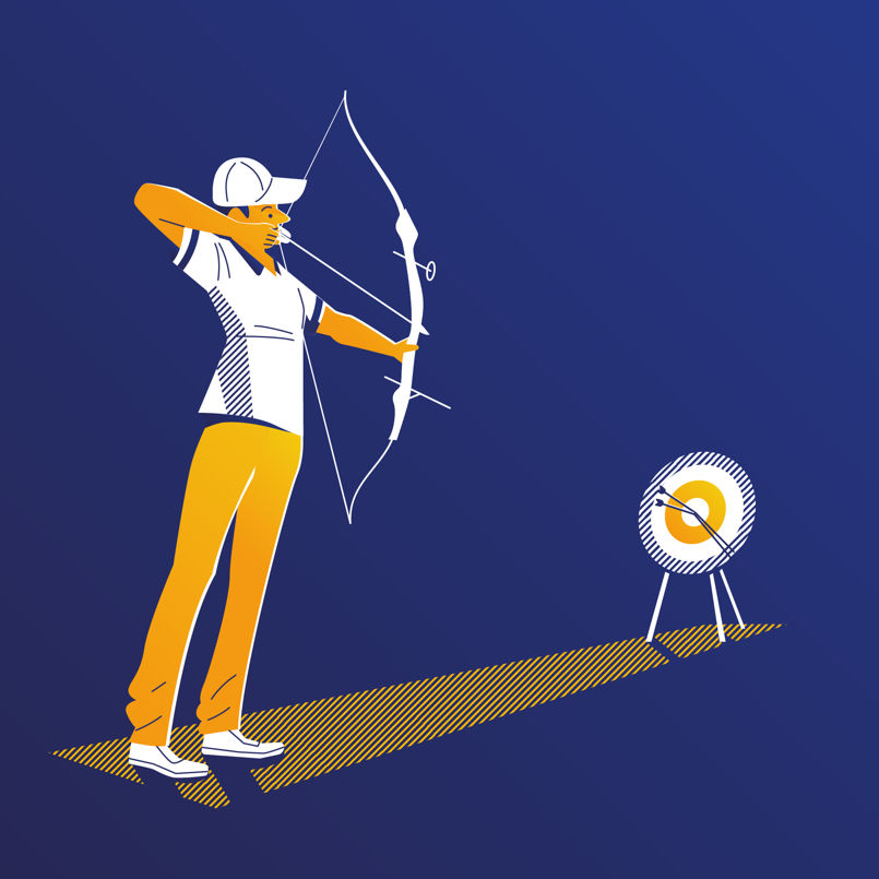 Steve-Scott-VISA-MALE-Archery-JellyLondon-Illustration