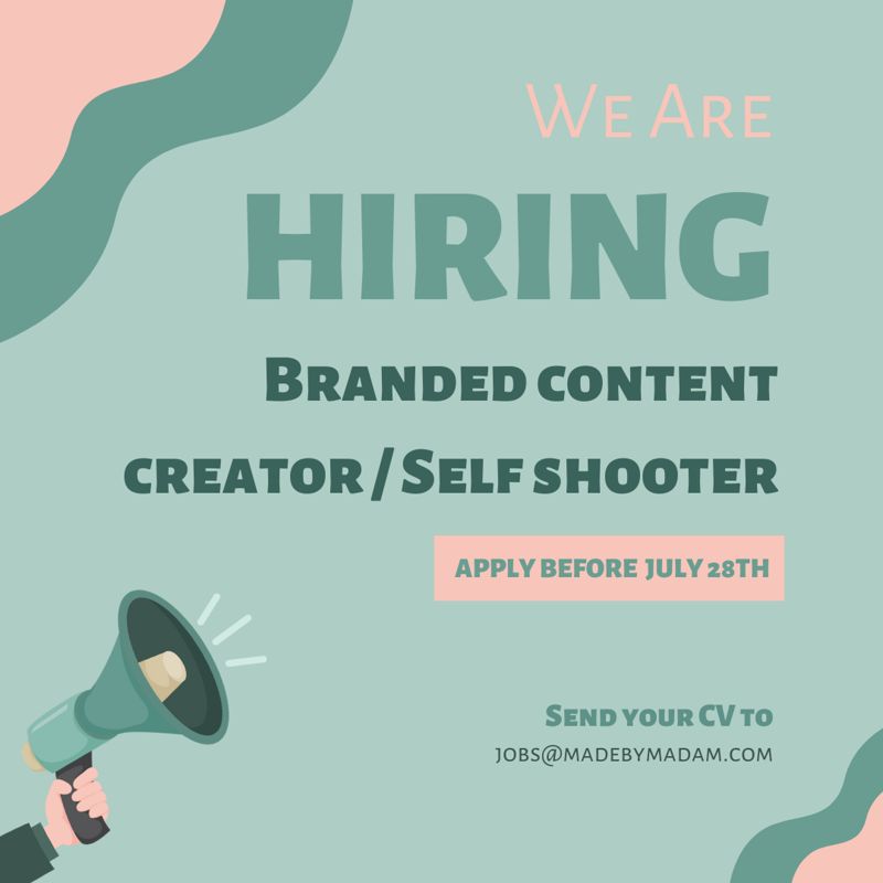 Opportunity: Branded Content Creator | Self-Shooter