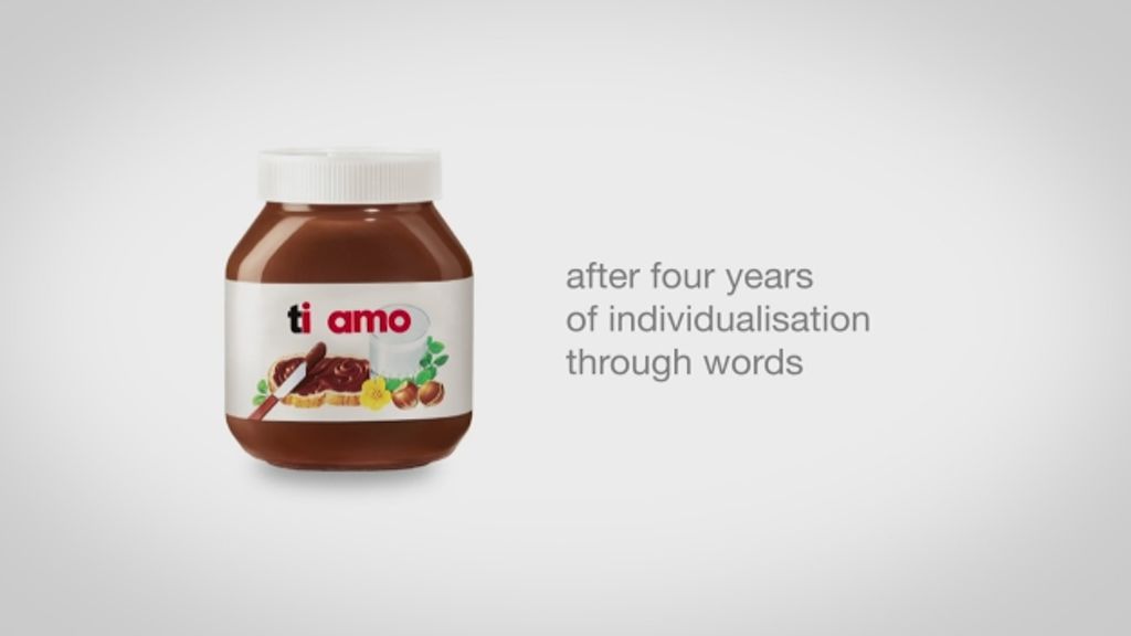 Ogilvy Italy's 7 Million Unique Nutella Jars | shots