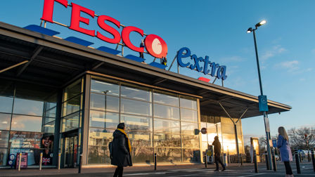 Tesco gives its logo an Easter makeover