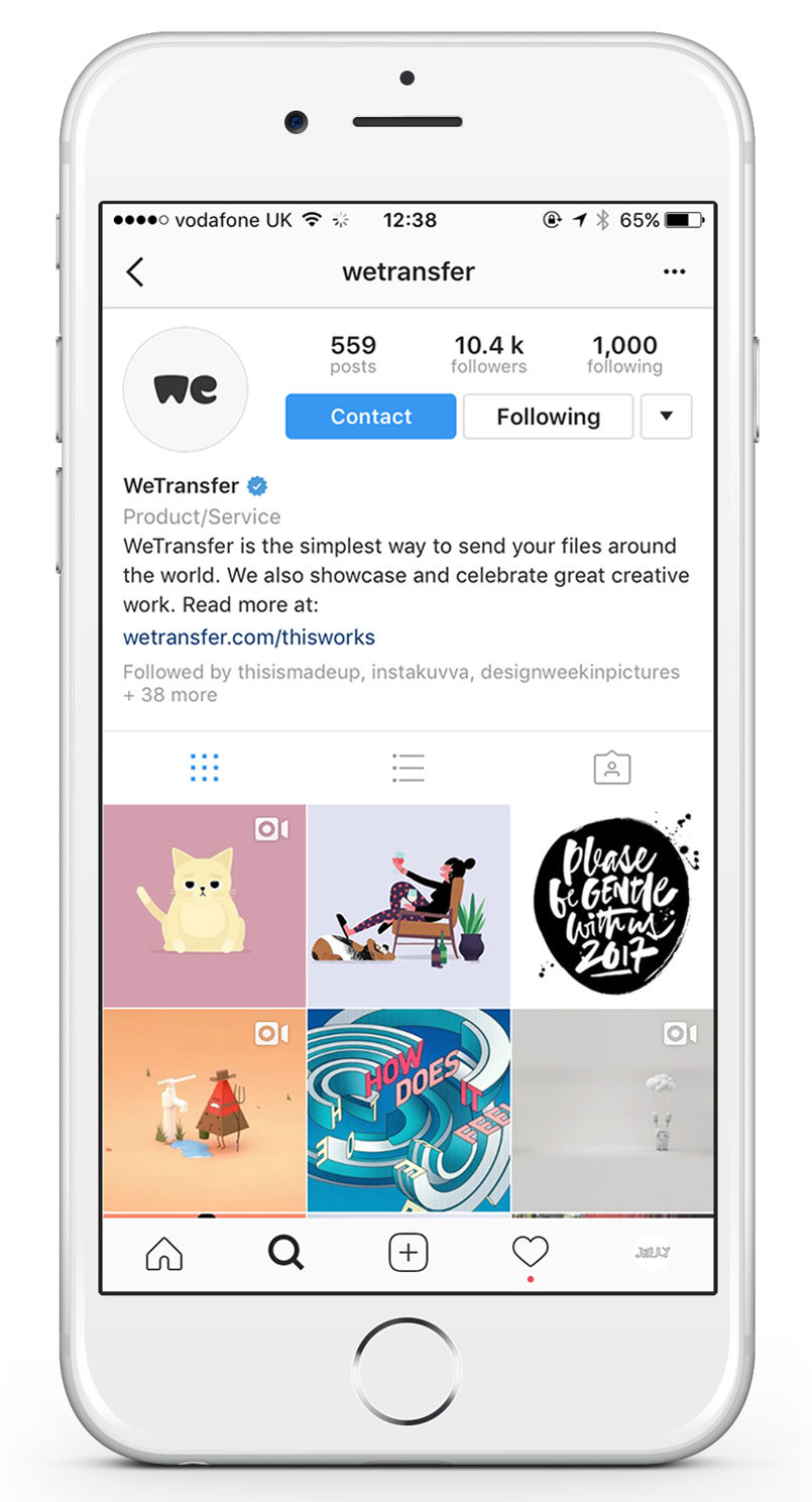 JellyLondon-WeTransfer-Takeover-Instagram-iPhone2